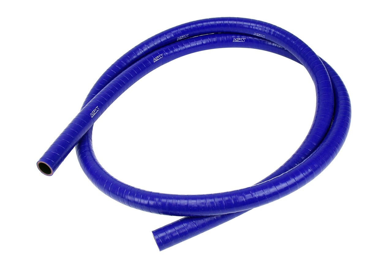HPS 5/16 inch FKM Lined High Temperature Reinforced Silicone Hose, Blue, 8mm