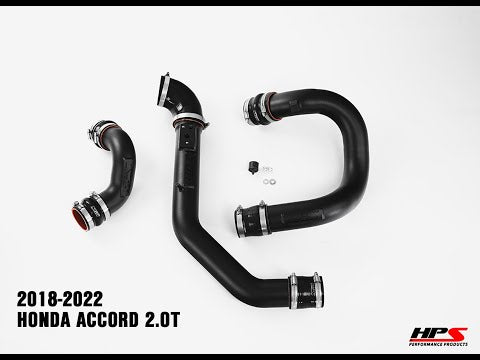 HPS Intercooler Charge Pipe Kit, Honda 2018-2022 Accord 2.0L Turbo
