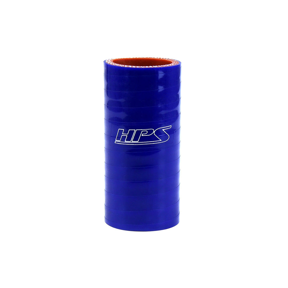 HPS 1 inch High Temp 4-ply Reinforced Blue Silicone Hose Straight Coupling Connector 25mm