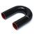 HPS 2.25 inch Black Silicone 180 Degree U Bend Elbow Coupler Hose High Temp Air Intake Turbo Intercooler 57mm