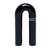 HPS 1-1/2 inch Black Silicone 180 Degree U Bend Elbow Coupler Hose High Temp 4-ply Reinforced 38mm HTSEC180-150-BLK