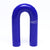 HPS 1-1/2 inch Blue Silicone 180 Degree U Bend Elbow Coupler Hose High Temp 4-ply Reinforced 38mm HTSEC180-150-Blue
