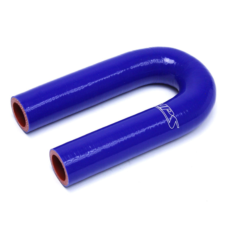HPS 3/4 inch Blue Silicone 180 Degree U Bend Elbow Coupler Hose High Temp Heater Radiator Coolant 19mm