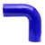 HPS 2-1/2 inch Blue Silicone 90 Degree Elbow Coupler Hose, High Temp 4-ply Reinforced, 63mm ID, air intake turbo marine exhaust