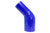 HPS 2-3/4 - 4 inch 2.75 Blue Silicone 45 Degree Elbow Reducer Coupler Hose High Temp Reinforced 70mm 102mm HTSER45-275-400-BLUE