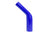 HPS 1-1/4 - 1-3/8 inch 1.25 1.38 Blue Silicone 45 Degree Elbow Reducer Coupler Hose High Temp Reinforced 32mm 35mm HTSER45-125-138-BLUE