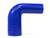 HPS 5/8 - 7/8 inch Blue Silicone 90 Degree Elbow Reducer Hose High Temp Reinforced 16mm 22mm HTSER90-062-087-BLUE