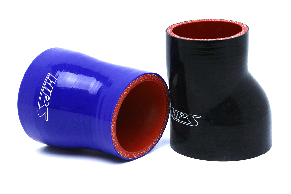 HPS 2-1/2&quot; - 2-3/4&quot; ID Silicone Offset Straight Reducer Coupler Hose Transition Reducing Connector High Temp Reinforced 63mm 70mm
