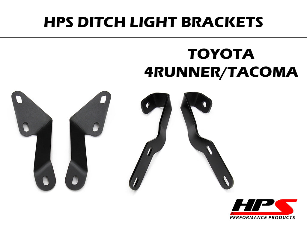 HPS Ditch Light Brackets for Off-Roading in Your Toyota 4Runner and Tacoma DTC-100 DTC-101