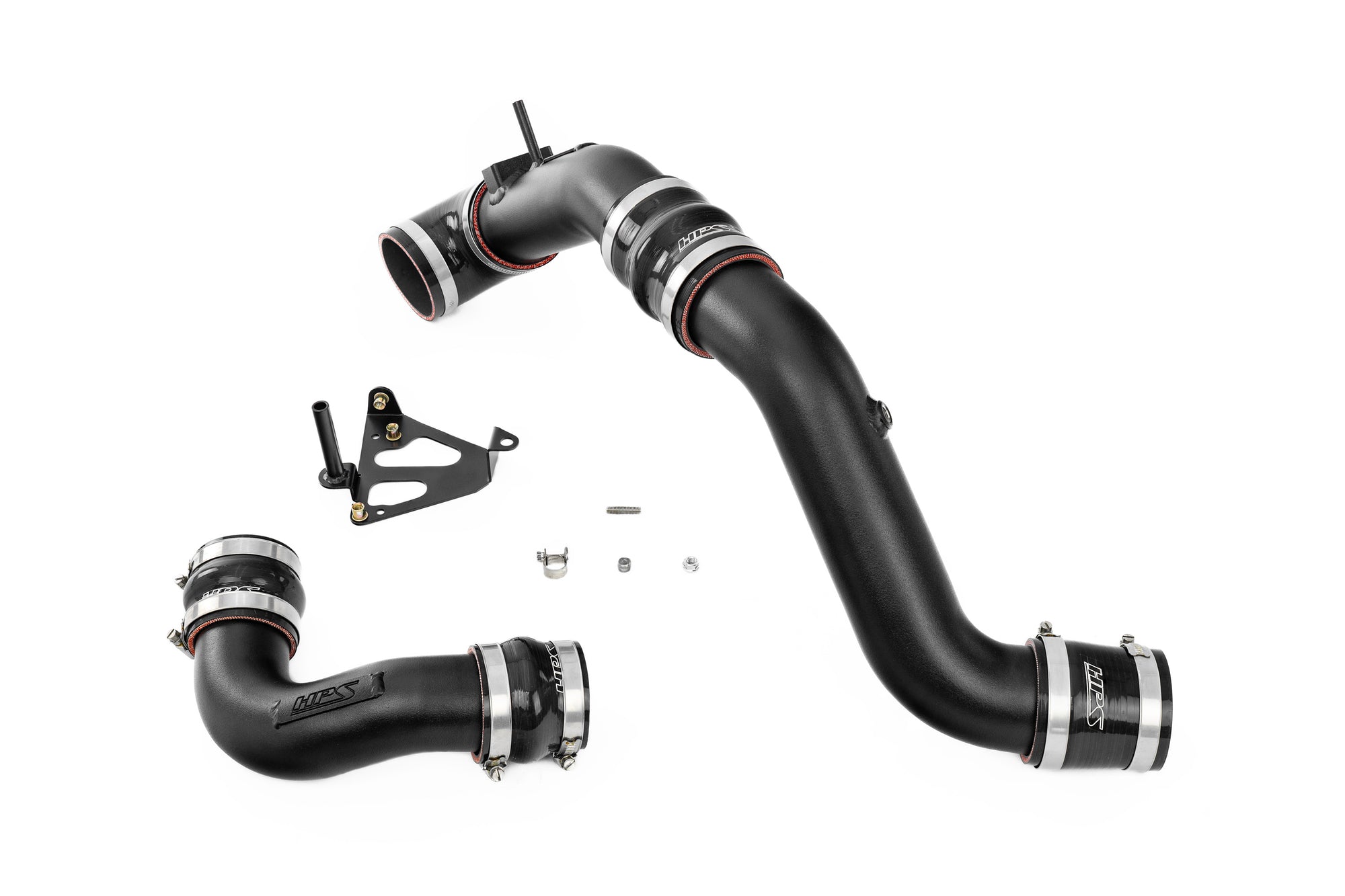 HPS Black Intercooler Charge Pipe Kit Cold and Hot Side Honda Civic Type R FK8 2.0L Turbo 17-133WB