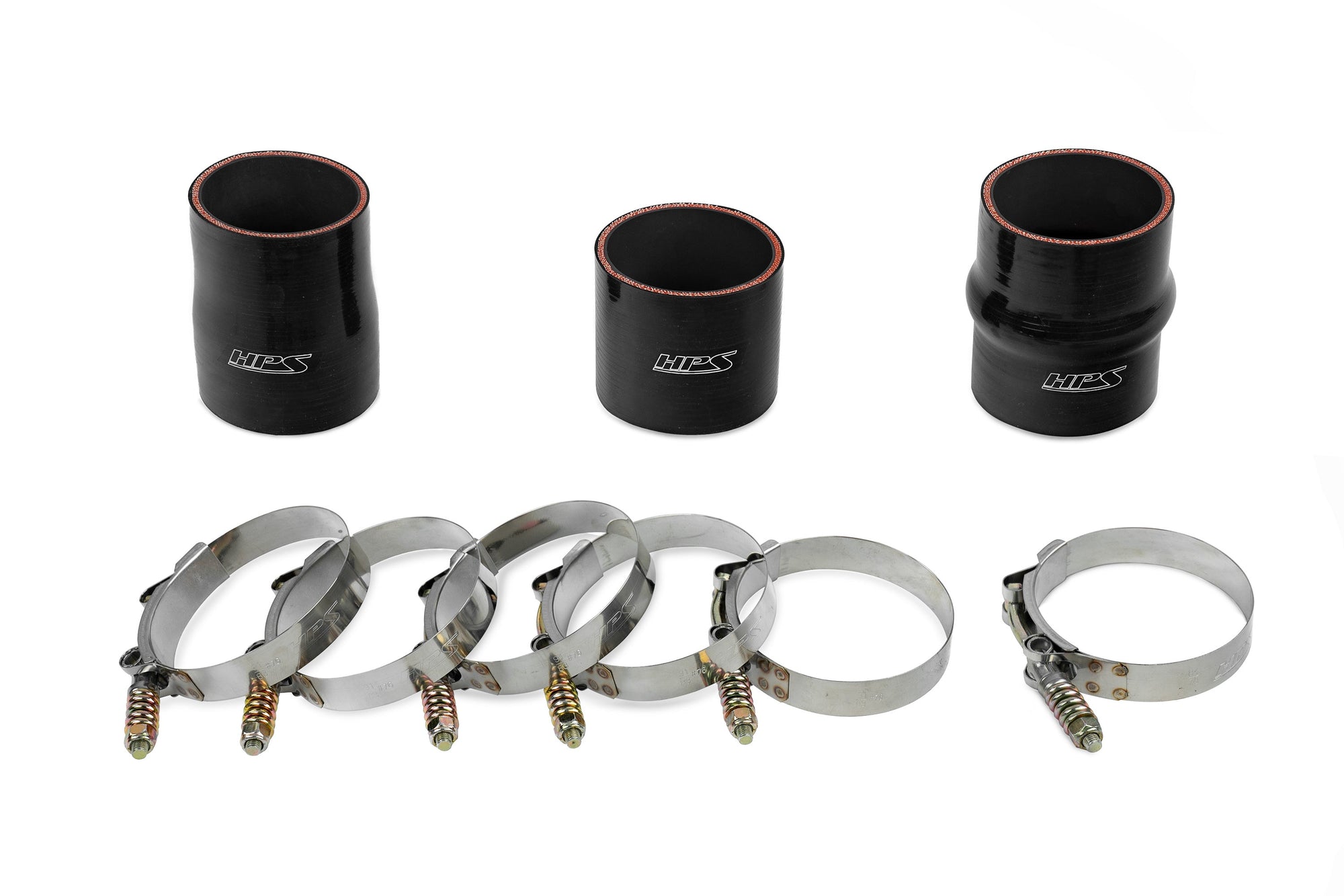 HPS Ultra High Temp Oil Resistant Silicone Couplers included in Charge Pipe Hot Side 17-19 GMC Sierra 3500HD Duramax 6.6L V8 Diesel Turbo L5P Duramax 17-146