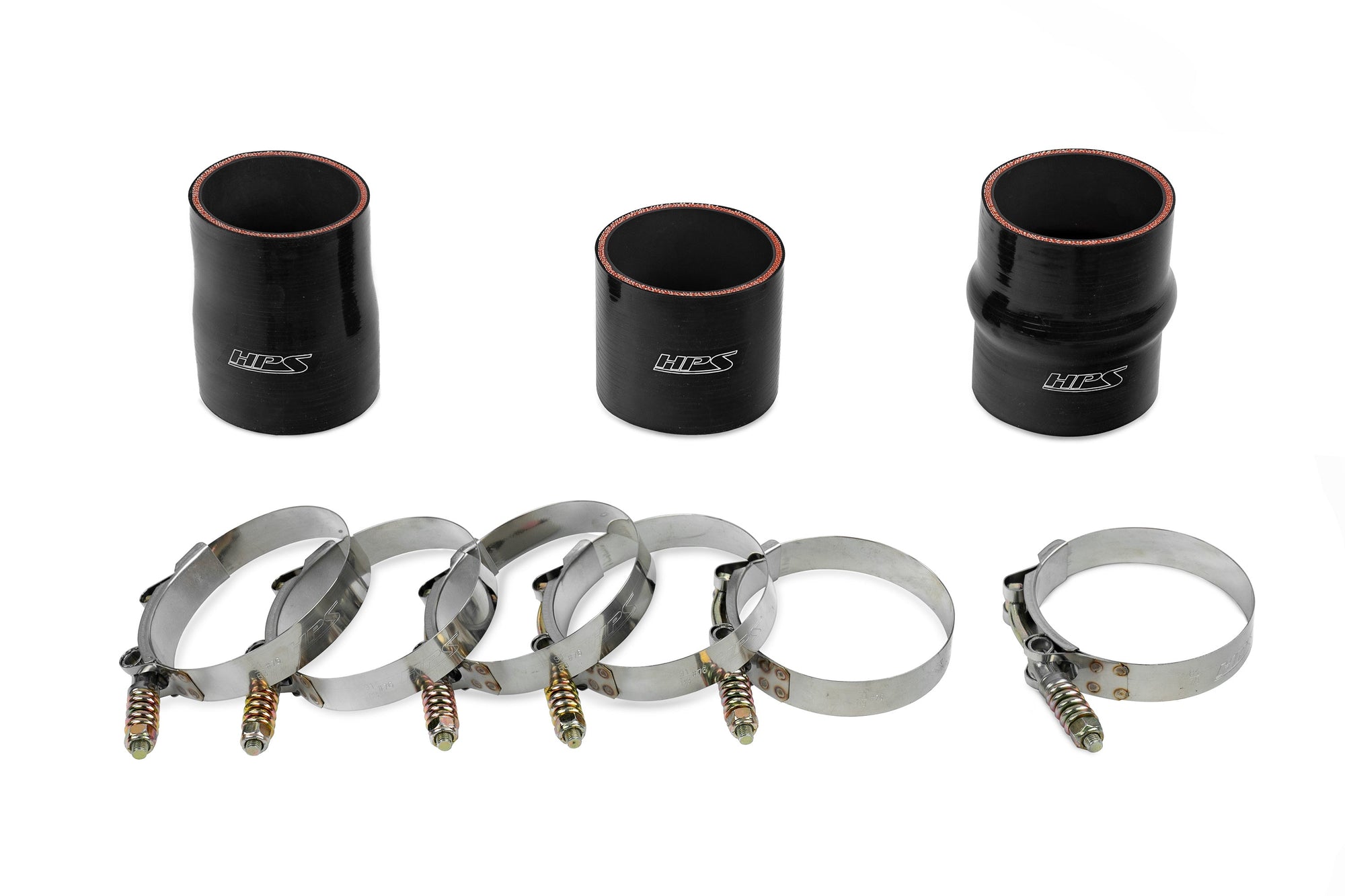 HPS Ultra High Temp Oil Resistant Silicone Couplers included in Charge Pipe Hot Side 17-19 GMC Sierra 2500HD Duramax 6.6L V8 Diesel Turbo L5P Duramax 17-146