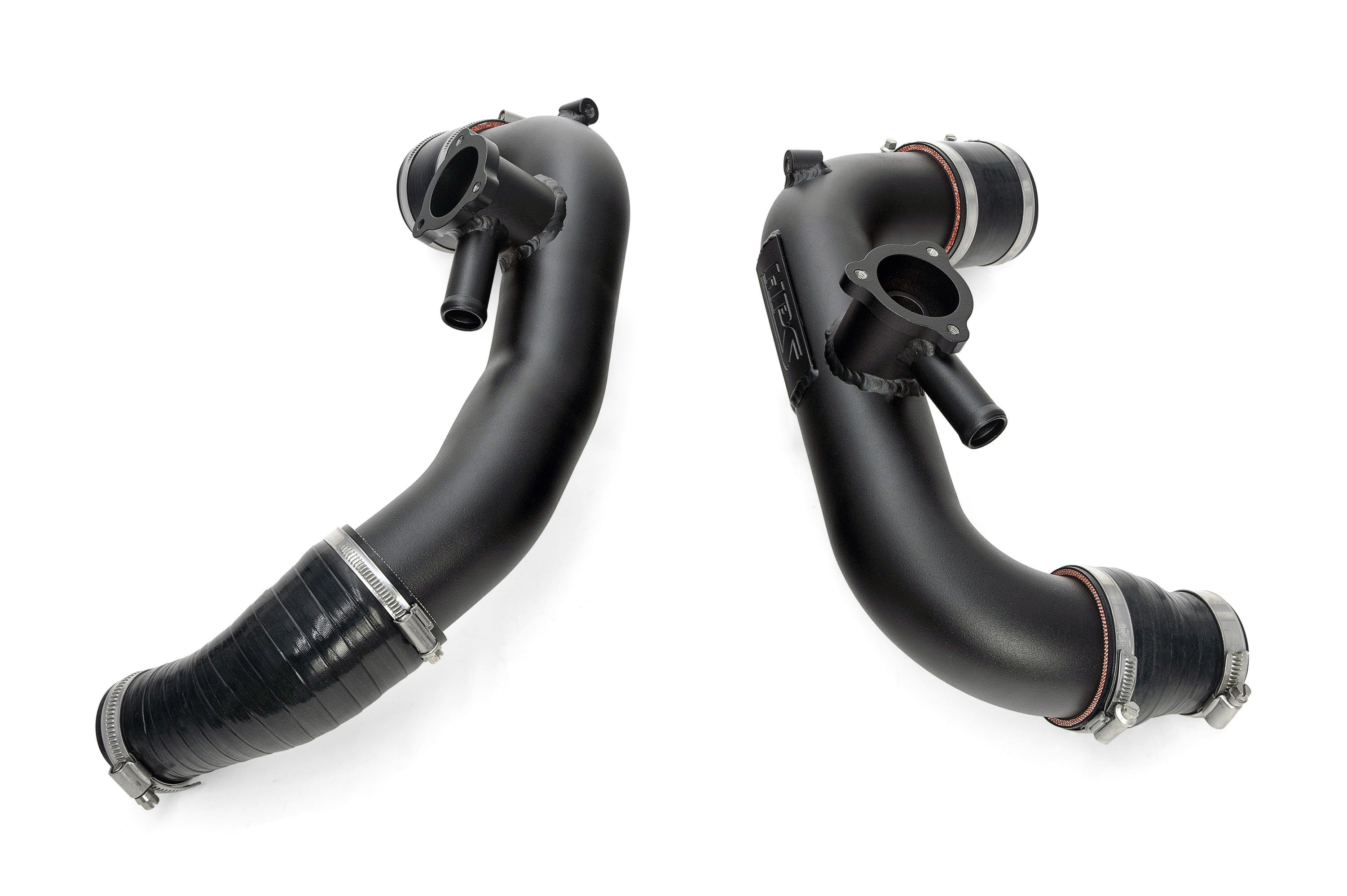 HPS Performance Black Intercooler Hot Side Charge Pipe, 2023-2024 Toyota Sequoia 3.4L V6 Twin Turbo 17-148WB