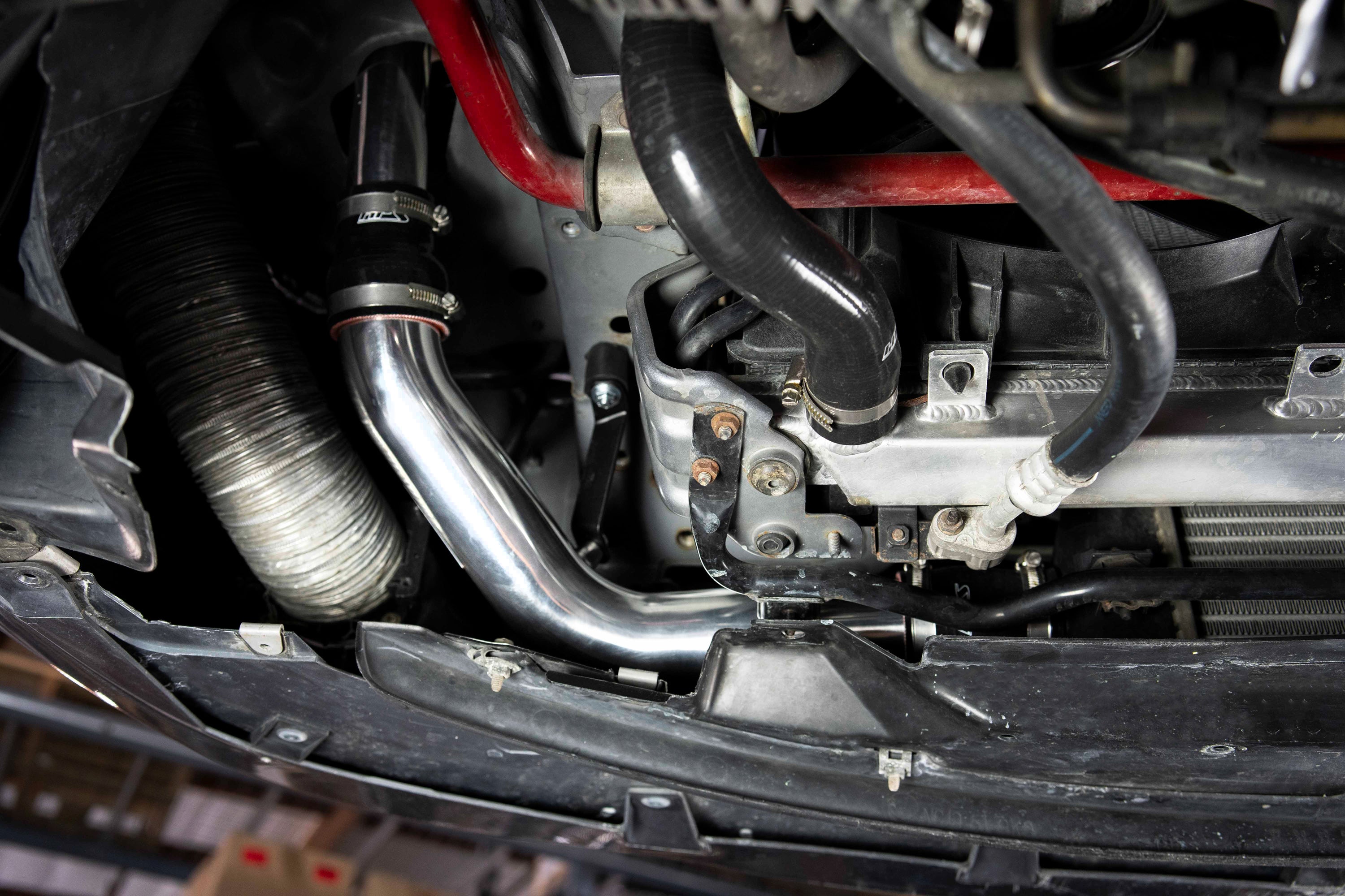 HPS Intercooler Lower Hot Side Charge Pipe Installed MSM Mazda Mazdaspeed Miata 1.8L Turbo 17-152