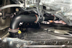 HPS Performance Black Intercooler Charge Pipe Cold Side Installed 2023-2025 Toyota GR Corolla 1.6L Turbo 17-166WB