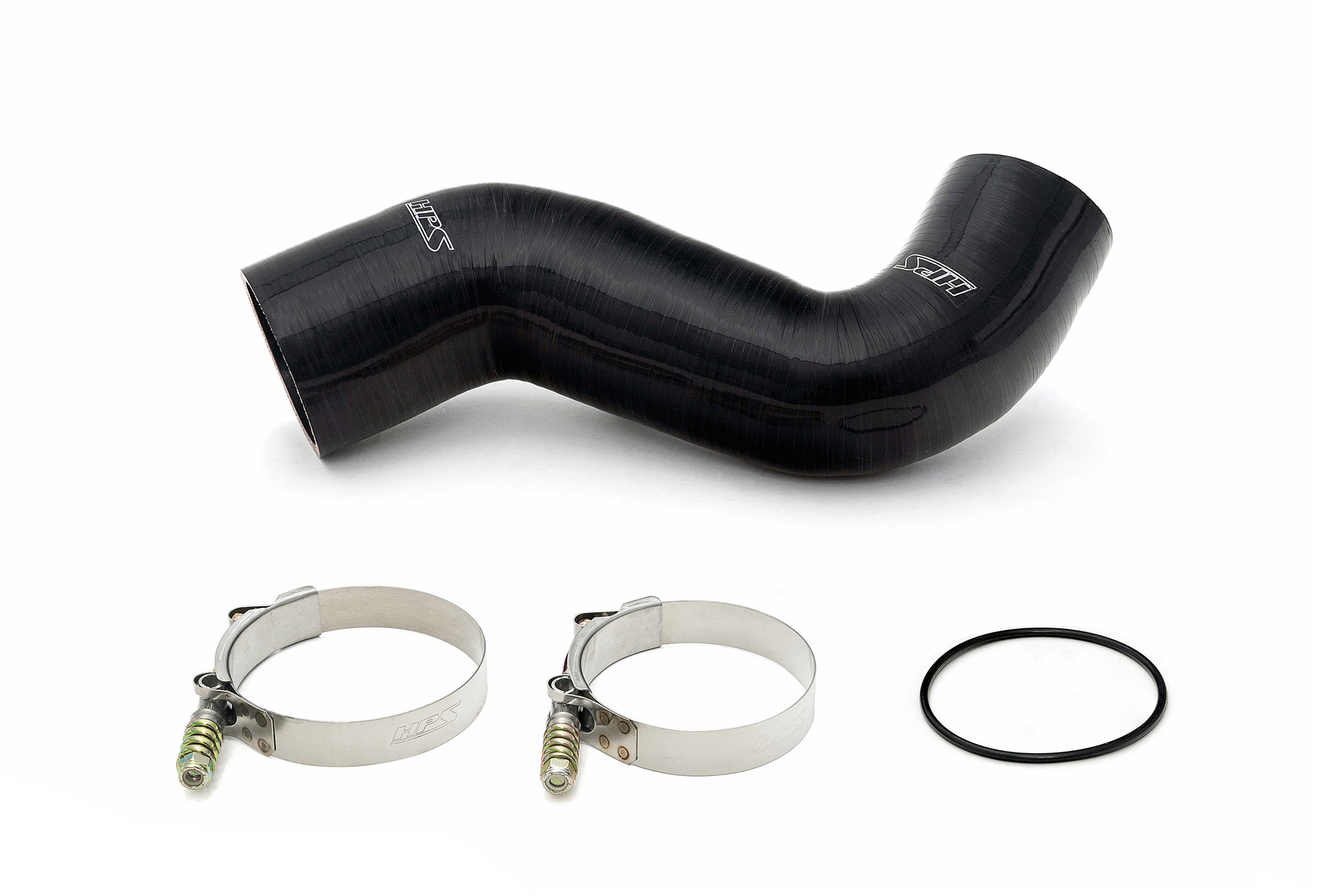 HPS Cold Side Charge Pipe includes oil resistant high temp silicone hose boot 2017-2023 Ford F450 Superduty Powerstroke 6.7L Diesel Turbo 17-155
