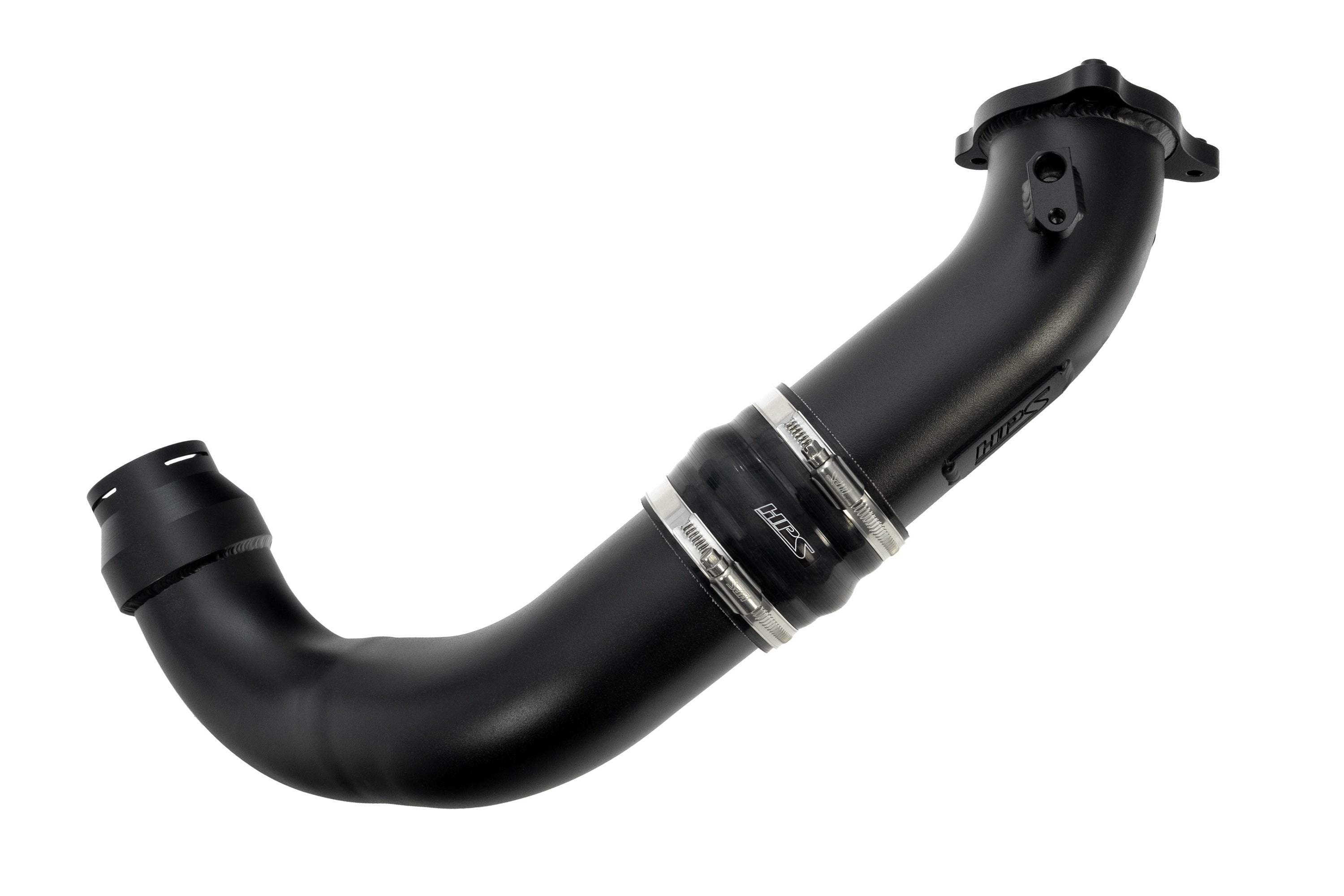 HPS Performance Black Charge Pipe 2022-2024 BMW 430i Gran Coupe G26 2.0L Turbo B48 Sedan 17-158WB replace 13718601683
