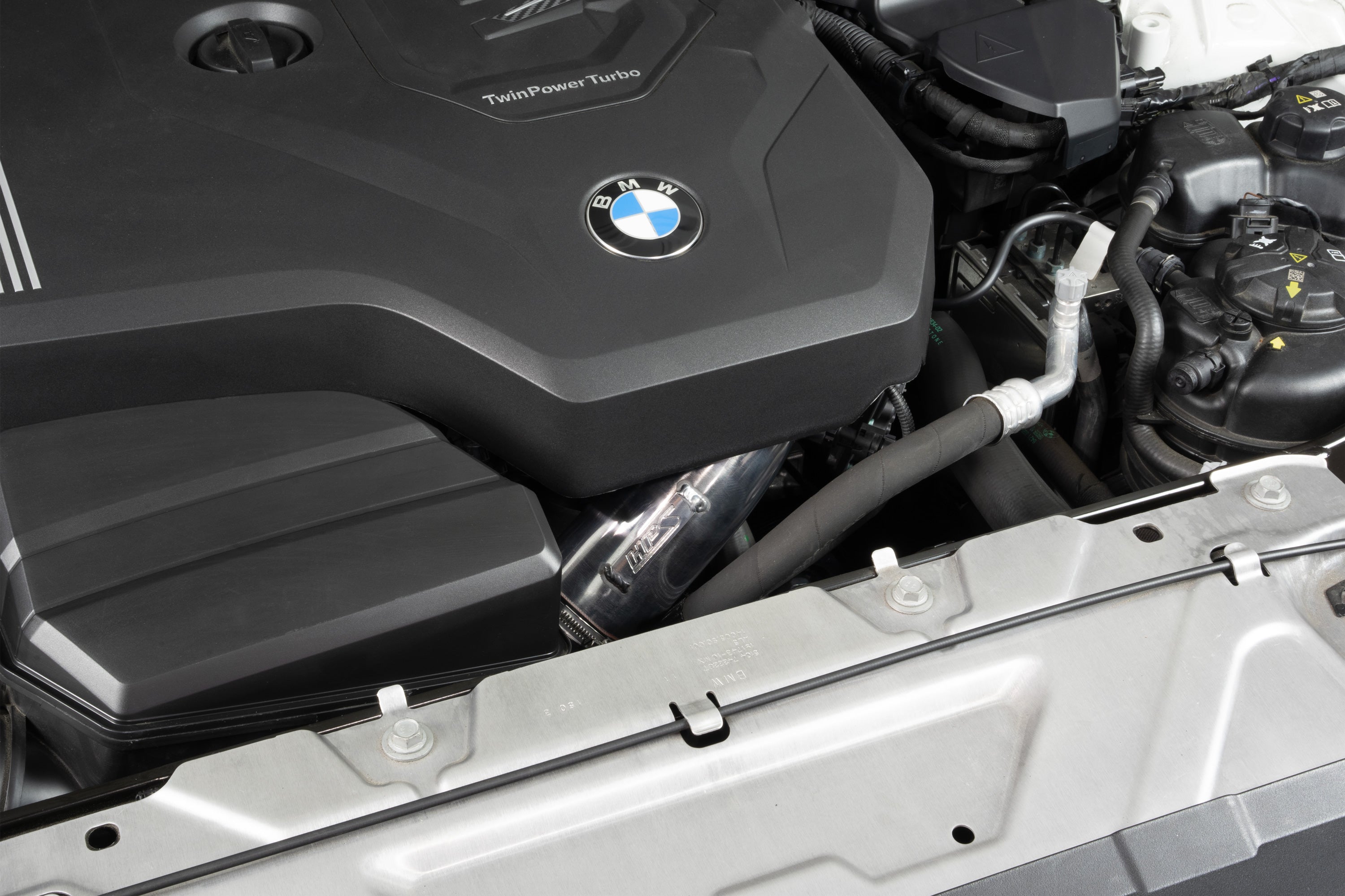 HPS Performance Charge Pipe Installed 2022-2024 BMW 430i Gran Coupe G26 2.0L Turbo B48 Sedan 17-158P