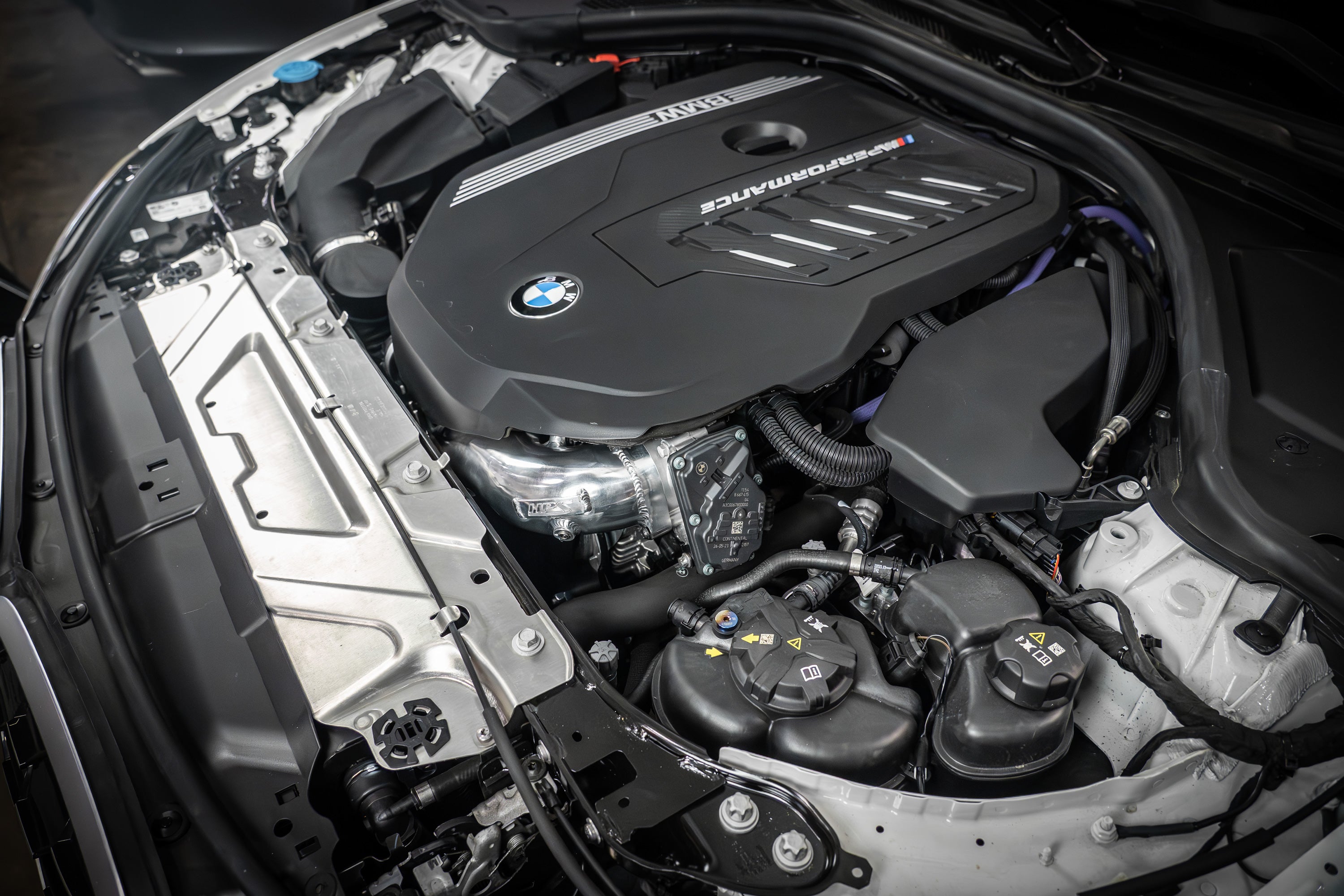 HPS Performance Charge Pipe Installed 2020-2022 BMW X7 3.0L Turbo B58 G07 17-159