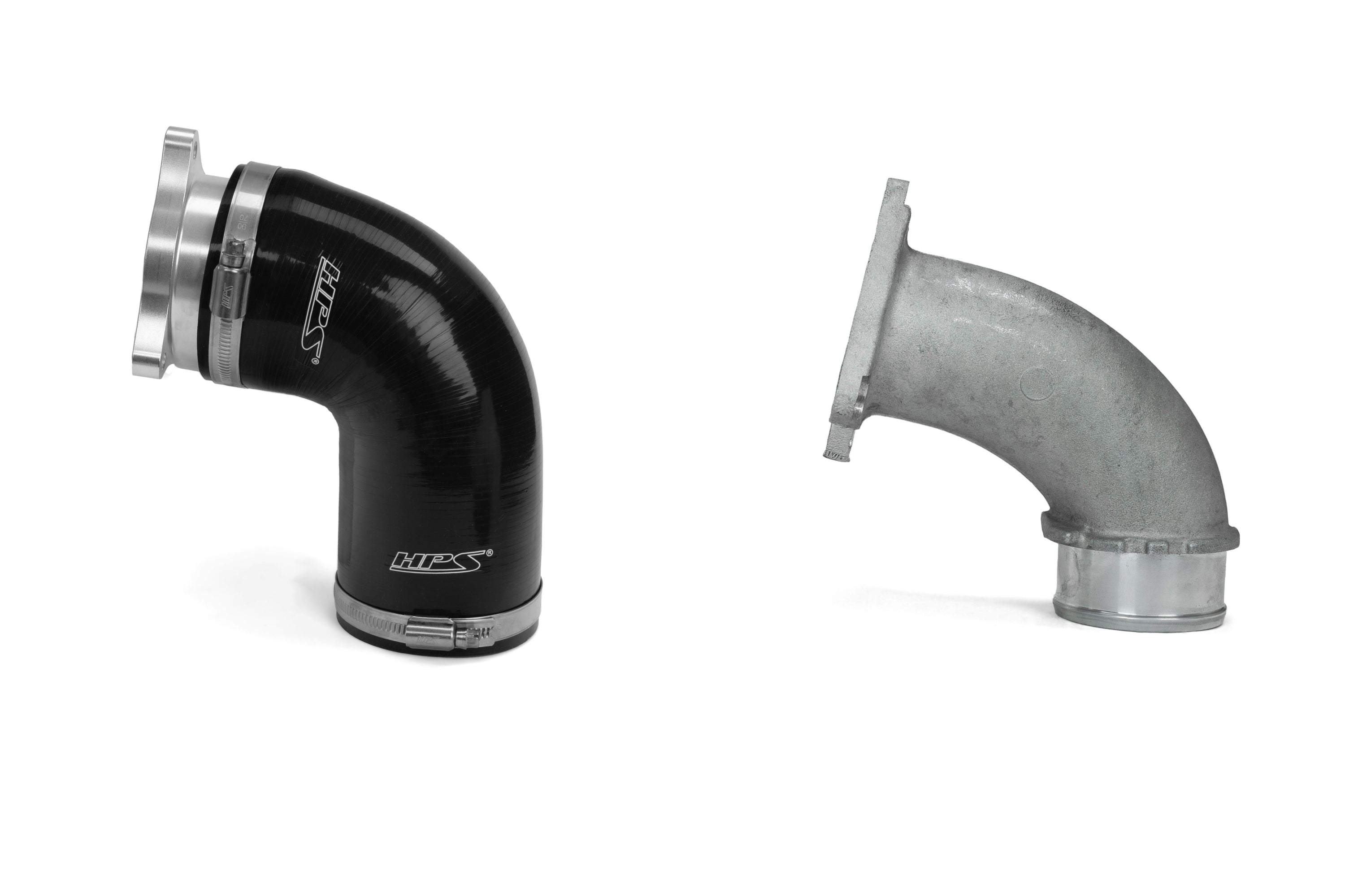 HPS Performance Turbo Inlet vs OEM cast 2019-2022 2nd Gen Hyundai Veloster N 2.0L Turbo 17-162P