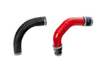 HPS Performance Red Intercooler Charge Pipe Cold Side vs OEM rubber hose 2021-2025 Acura TLX Type S 3.0L Turbo 17-164R