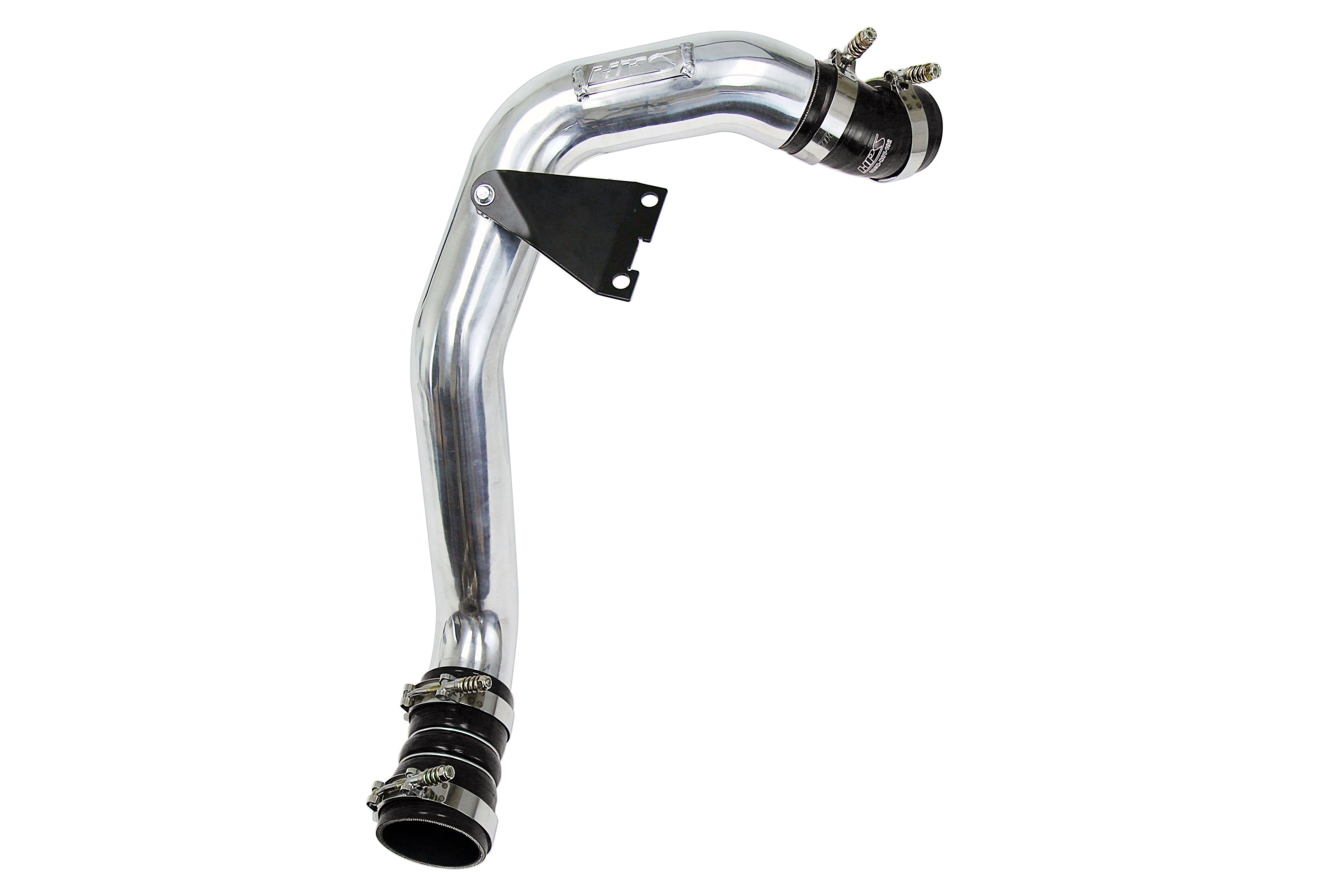 HPS Hot Side Charge Pipe with Black CAC Hose Intercooler Boots 2003-2007 Ford F250 F350 F450 F550 Superduty Powerstroke 6.0L Diesel Turbo 17-173P