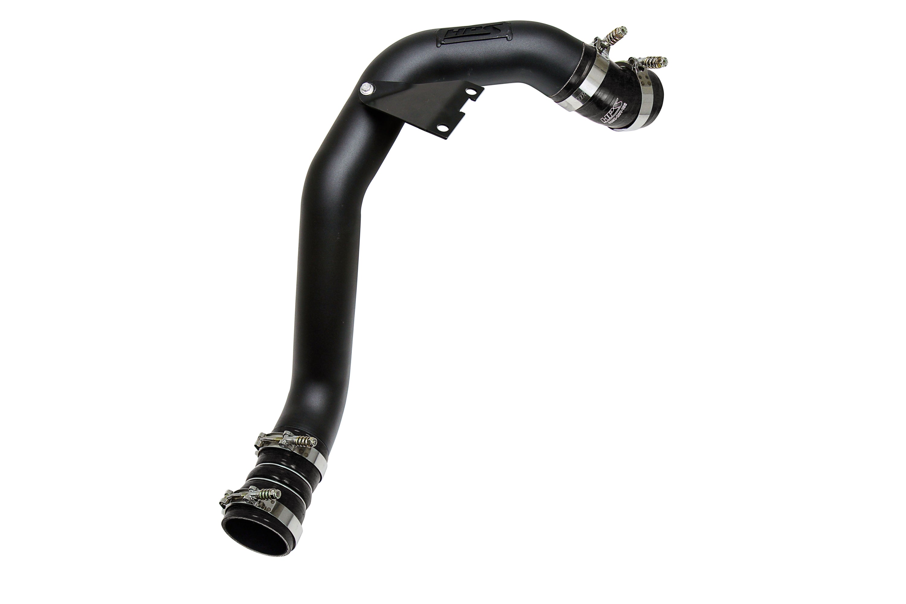 HPS Black Hot Side Charge Pipe with CAC Hose Intercooler Boots 2003-2007 Ford F250 F350 F450 F550 Superduty Powerstroke 6.0L Diesel Turbo 17-173WB