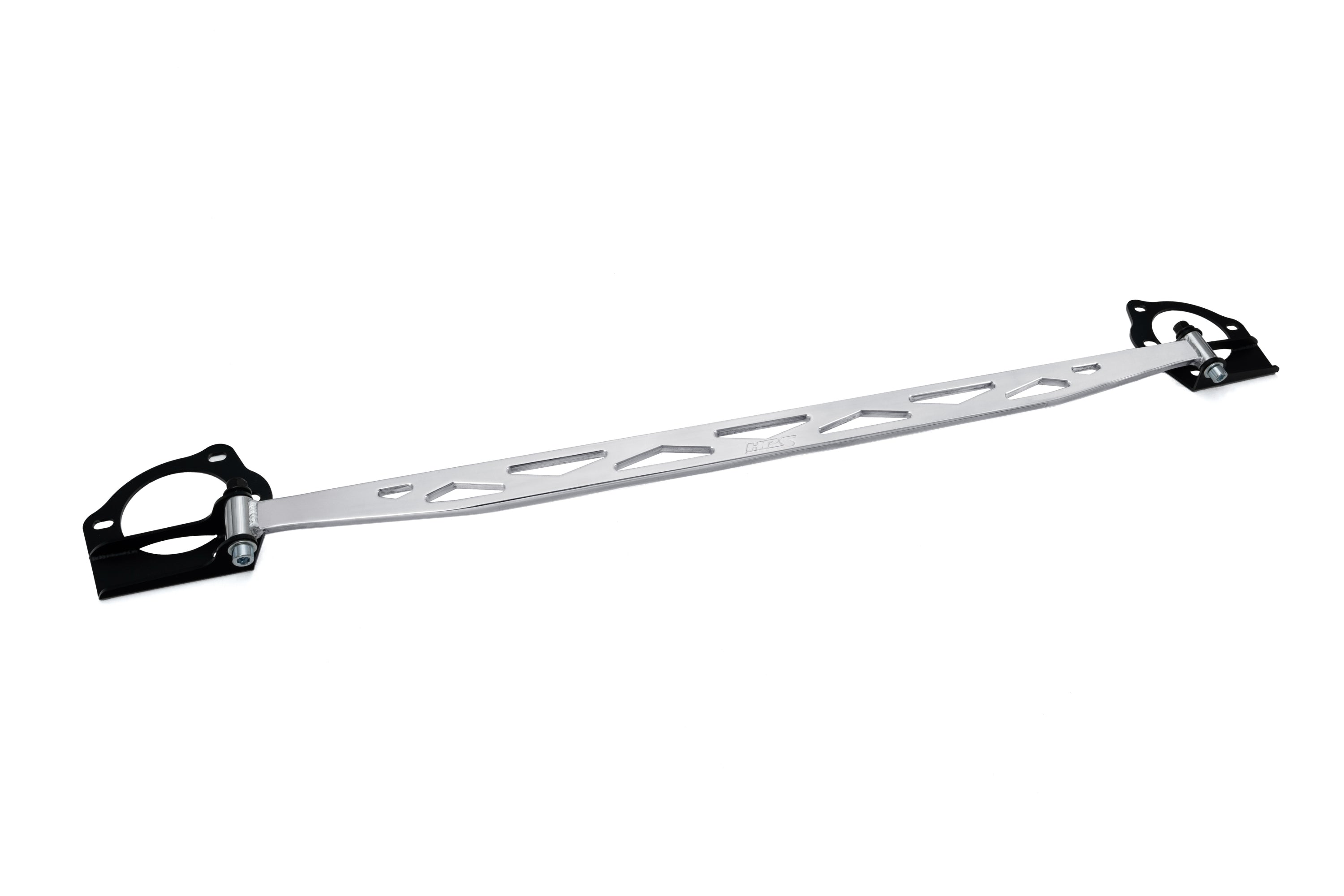 HPS Performance Front Strut Tower Brace Bar 2017-2025 Honda Civic Type R 2.0L Turbo FK8 FL5 Polished 42-113P