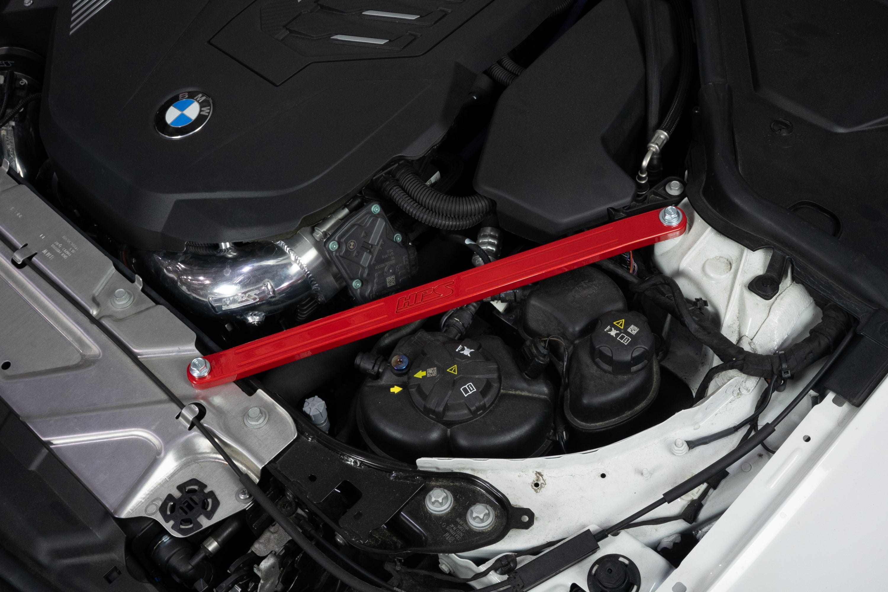 HPS Performance Front Strut Bar 2020-2024 BMW M340i B58 3.0L Turbo, 42-115
