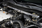 HPS Performance Polished Front Strut Tower Bar Installed 2nd Gen Acura TSX 42-119P