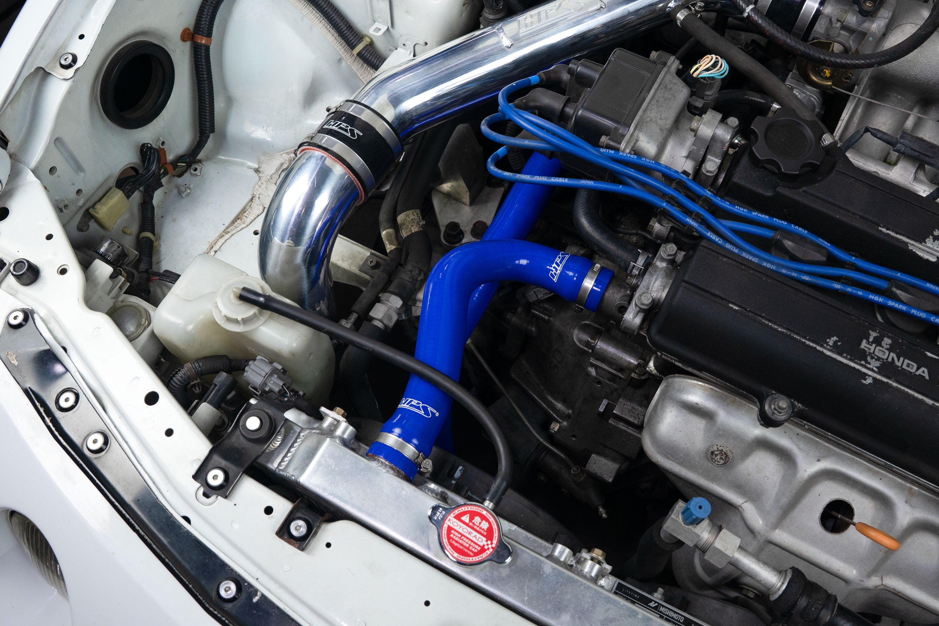 HPS Silicone Lower Upper Radiator Coolant Hose Kit Installed 94-01 Acura  Integra LS RS GS GSR B18 57-1003
