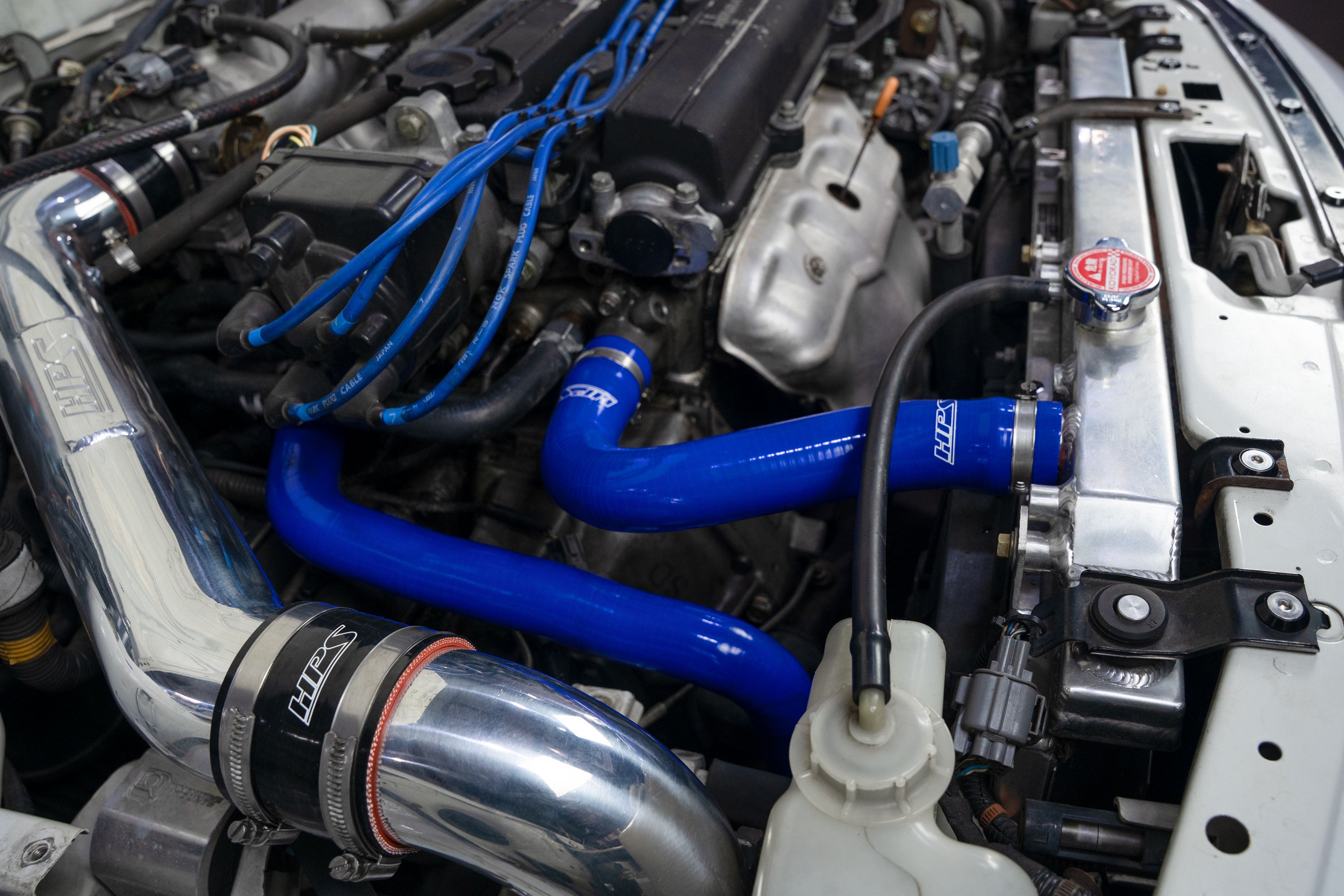 HPS Silicone Lower Upper Radiator Coolant Hose Kit Installed 94-01 Acura Integra DC2 LS RS GS GSR B18 57-1003