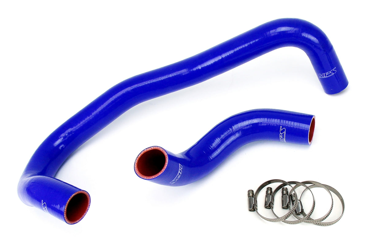 HPS Blue Silicone Radiator Lower Upper Coolant Hose Kit 08-10 Dodge Challenger SRT 8 6.1L V8 57-1327R-BLUE