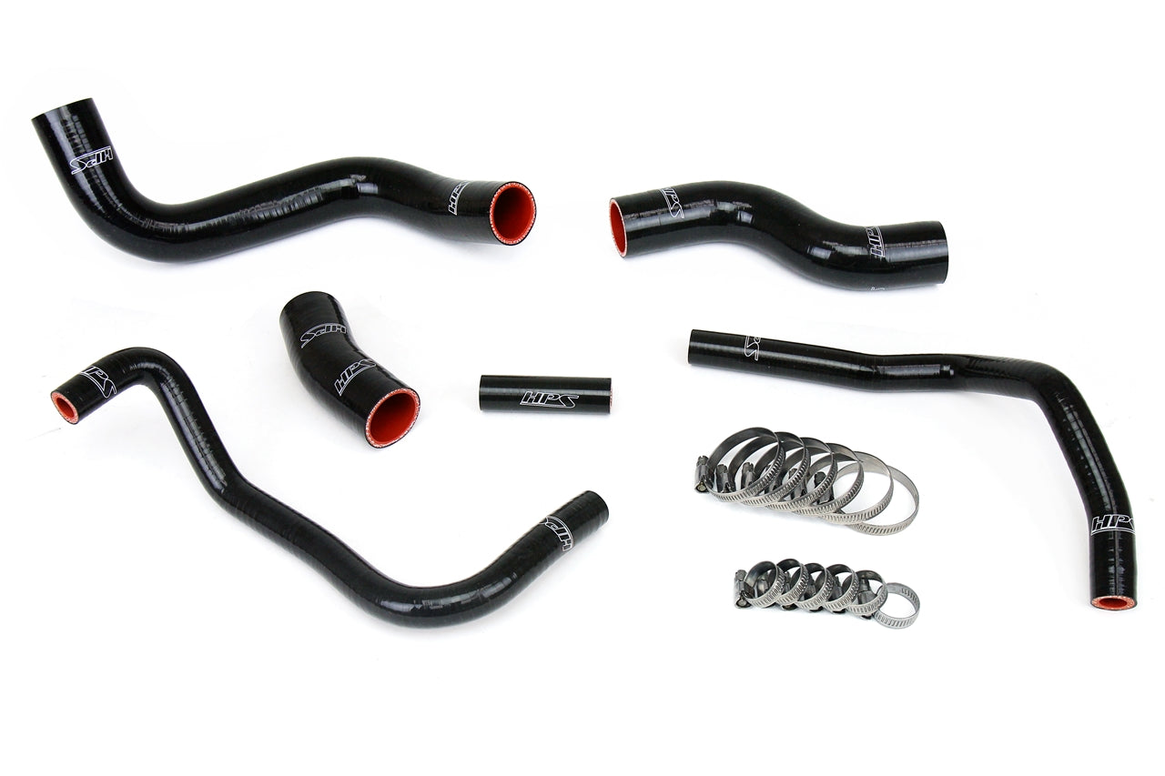 HPS Black Silicone Radiator + Heater Coolant Hose Kit 2022-2024 Toyota GR86 ZN8 57-1336-BLK