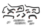 HPS Performance Silicone Ancillary Coolant Hose Kit 2005 Subaru Impreza WRX STI 2.0L 2.5L H4 Turbo 57-1807-BLK