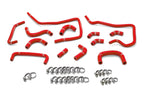 HPS Performance Red Silicone Ancillary Coolant Hose Kit 2005 Subaru Impreza WRX STI 2.0L 2.5L H4 Turbo 57-1807-RED
