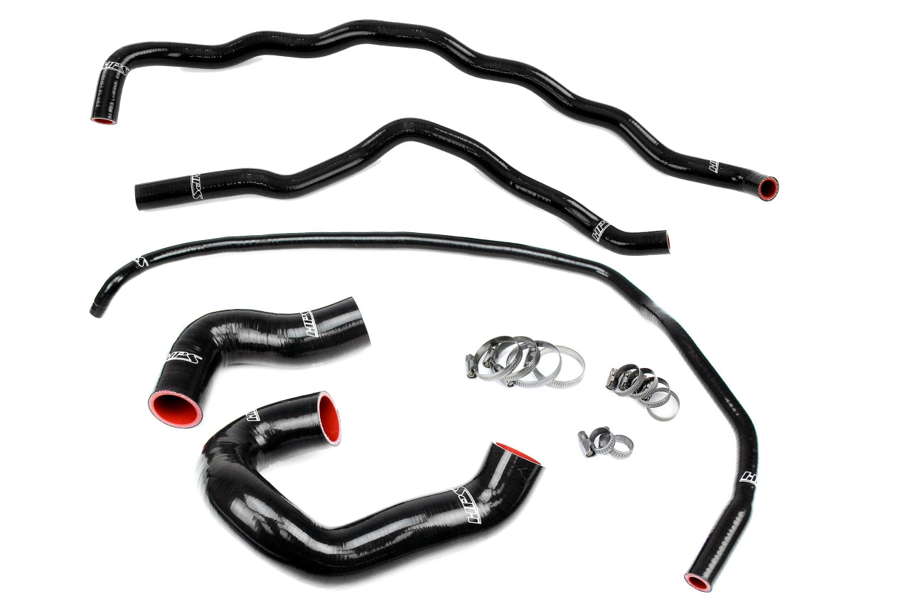 HPS Black Silicone Upper Lower Radiator Heater Coolant Hose BMW 335i 3.0L Turbo N55 E90 E91 E92 E93 E9X 57-1860-BLK