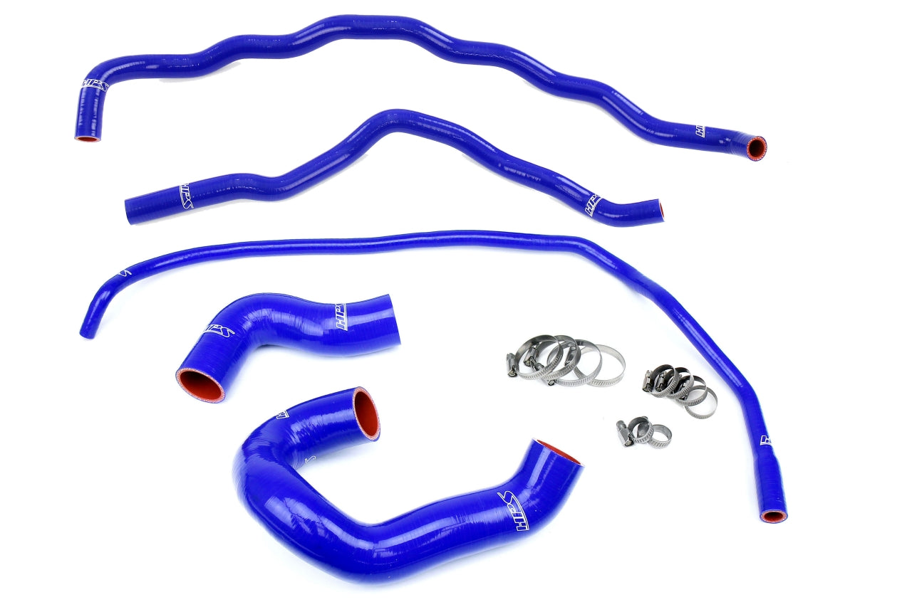 HPS Blue Silicone Upper Lower Radiator Heater Coolant Hose BMW 335i 3.0L Turbo N55 E90 E91 E92 E93 E9X 57-1860-BLUE