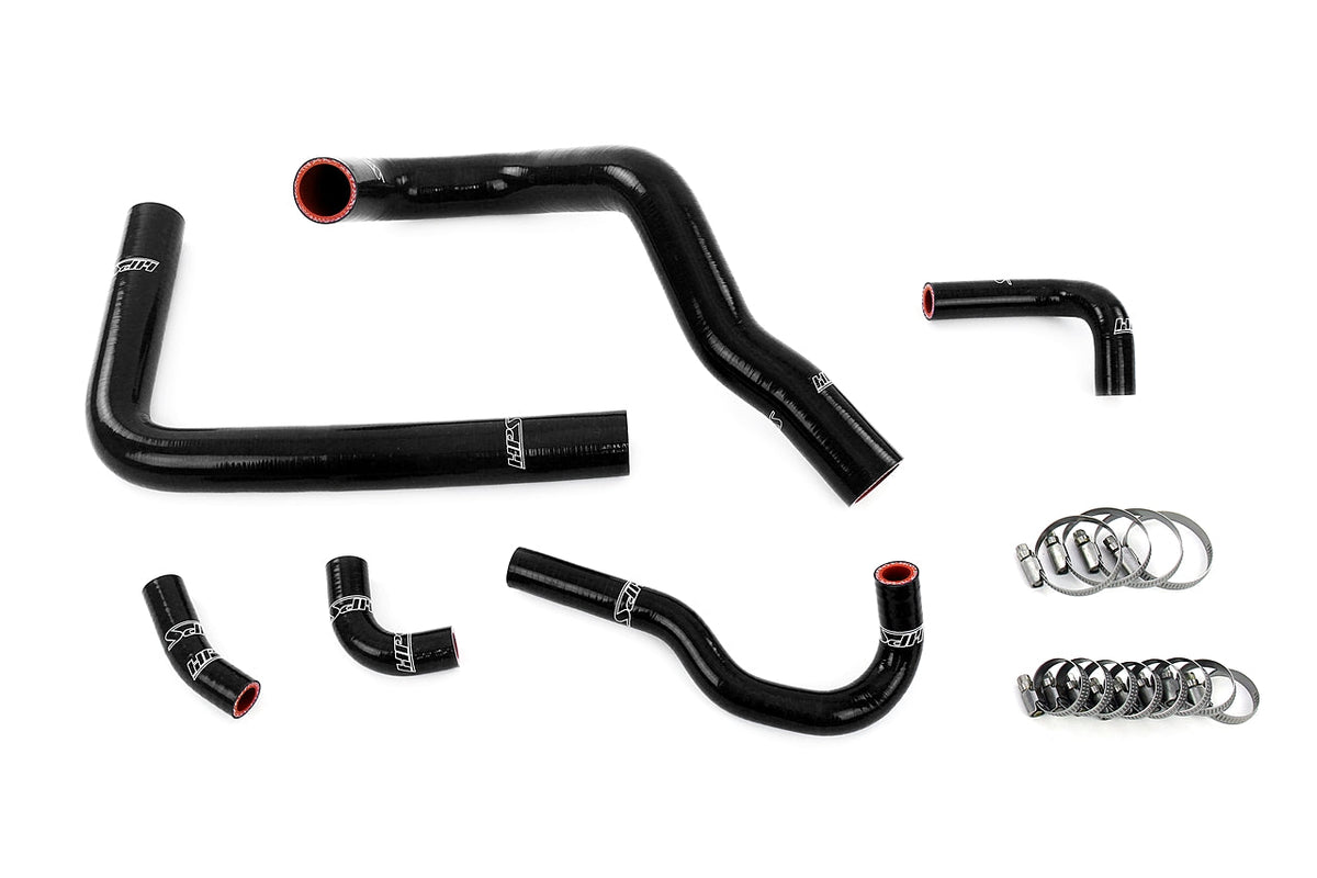 HPS Performance Silicone Air Intake Hose Kit, Black, 57-2148-BLK