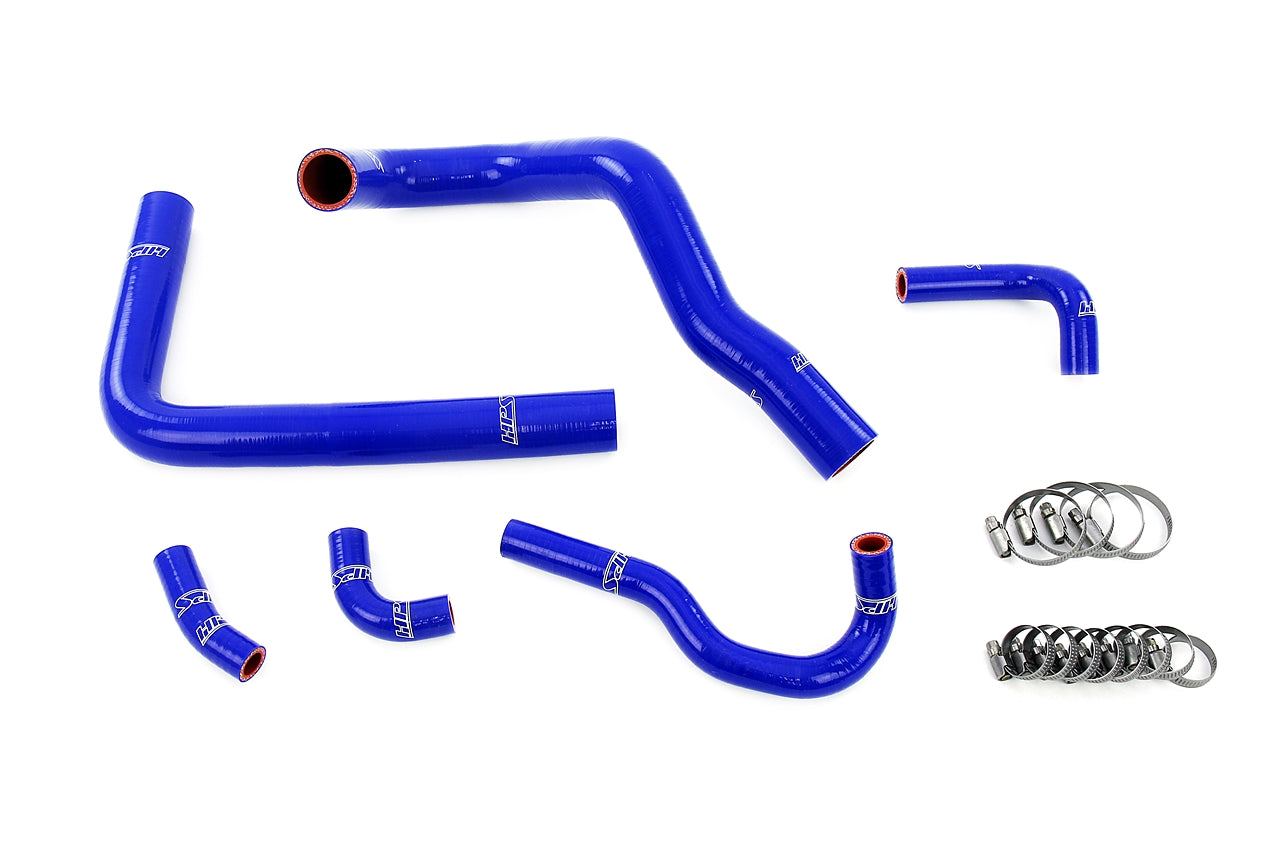 HPS Performance High Temp Reinforced Silicone Air Intake Hose Kit Blue 57-2148-BLUE