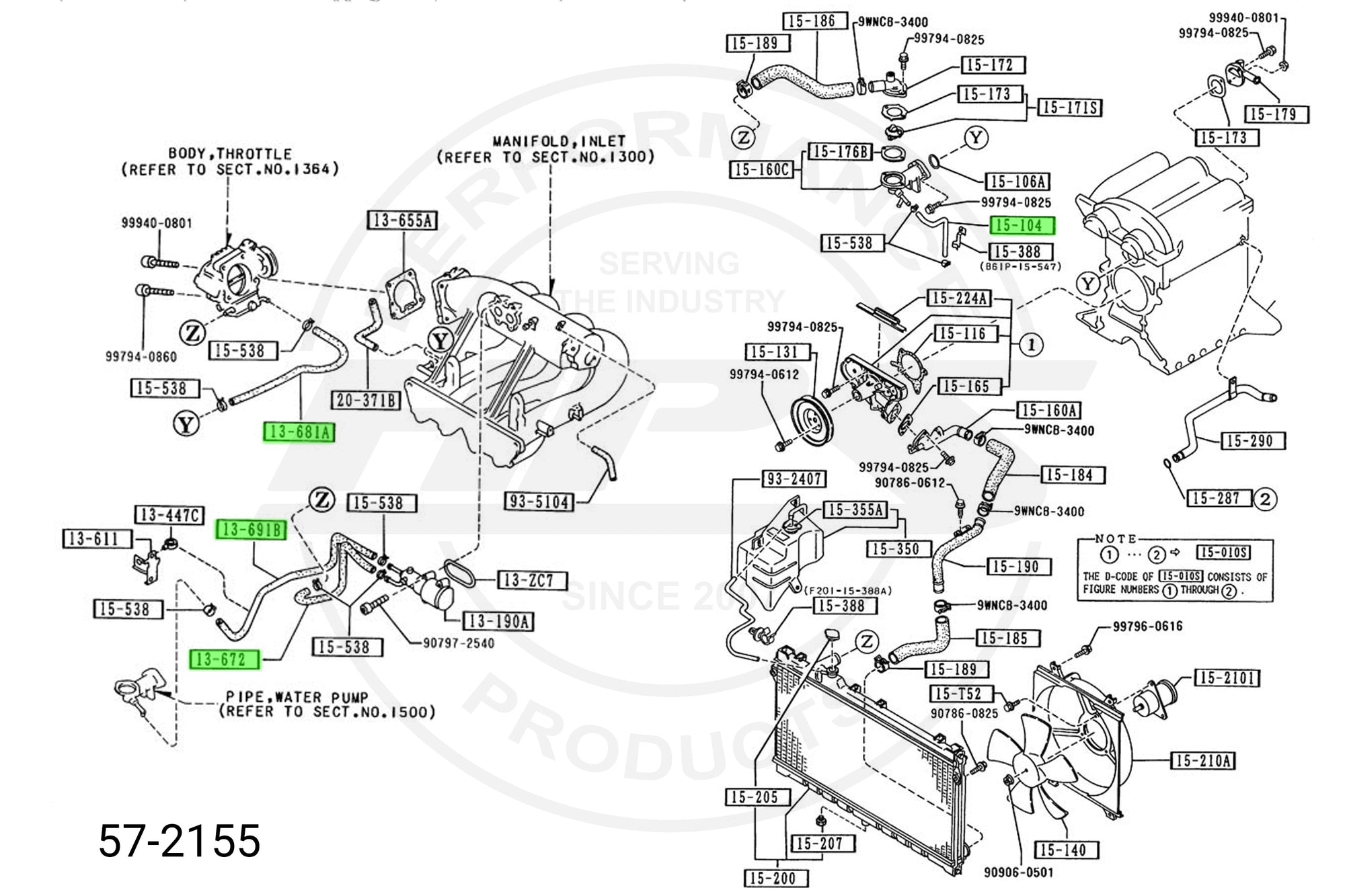 HPS Silicone Coolant Hose Kit replace Miata NA6 thermostat bypass, throttle body, air control valve, and oil cooler hoses B61P-13-681B, B61P-13-682A, B61P-13-691A, B61P-15-261A