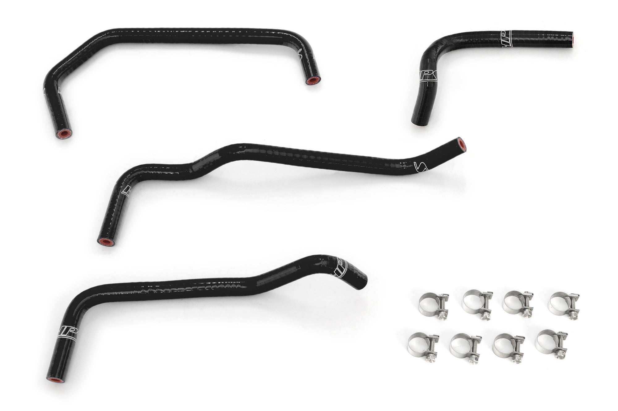 HPS Silicone Ancillary Coolant Hose Kit 57-2157-BLK replaces 99-00 Mazda Miata NB1 thermostat bypass, throttle body, air control valve, and oil cooler hoses