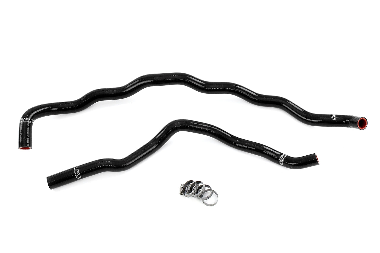 HPS Silicone Black Heater Coolant Hose Kit 2007-2013 BMW 335i 3.0L Turbo N54 N55 57-2159-BLK