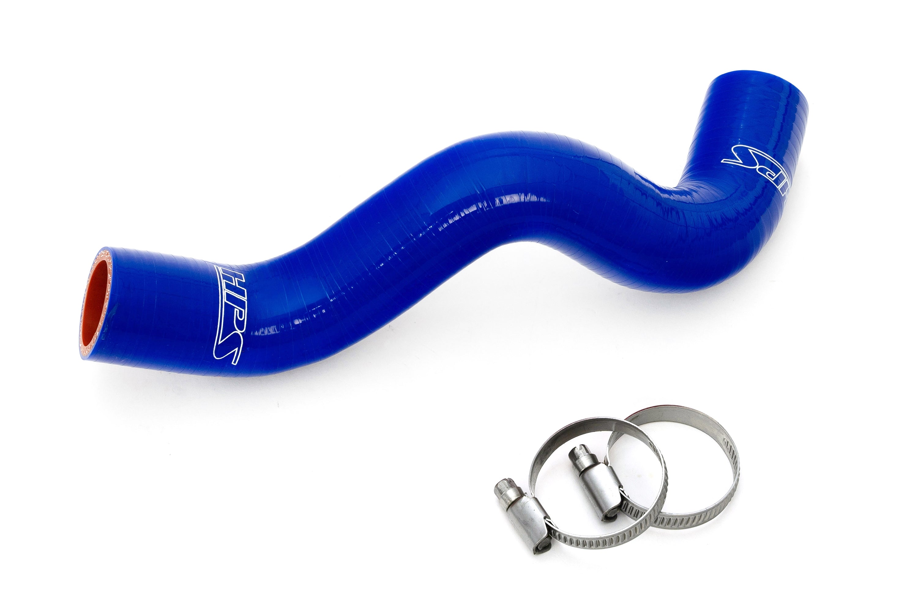 HPS Performance High Temp Reinforced Upper Silicone Radiator Hose Blue 57-2177-BLUE