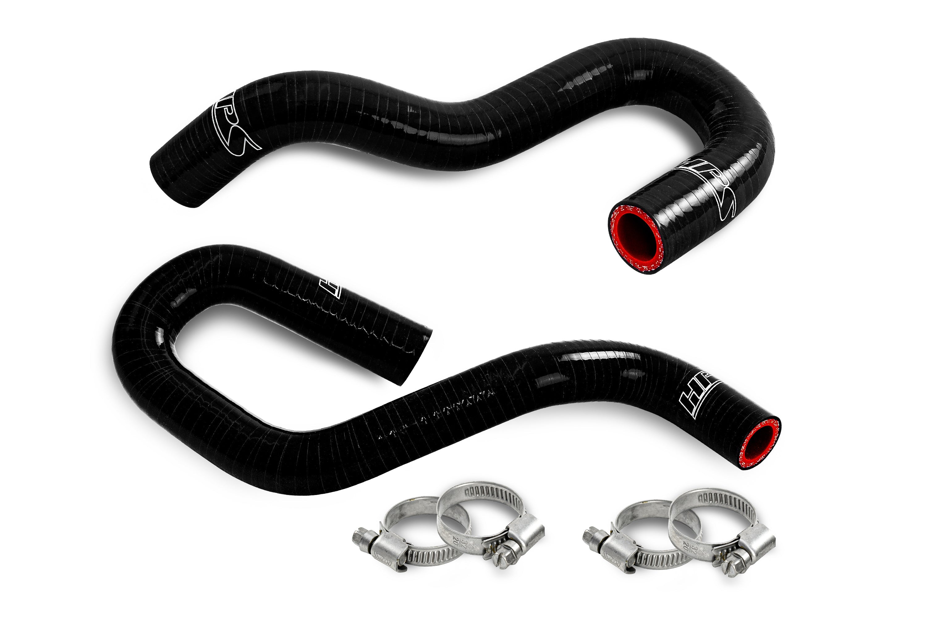 HPS Reinforced Black Silicone Heater Coolant Hose Kit Lexus 2007-2015 GS350 3.5L V6 57-2183-BLK