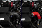 HPS Performance Red Silicone Post MAF Cold Air Intake Hose vs OEM stock tube 2025 Toyota 4Runner 2.4L Turbo 57-2207-RED