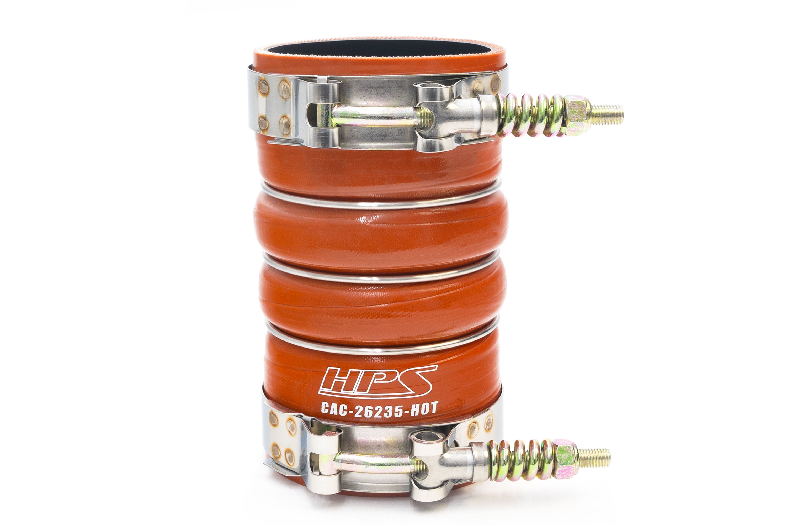 HPS Silicone Intercooler Hose Boot Hot Side with Clamps replace OEM 55056903AB, 2010-2012 Dodge Ram 2500 3500 4500 5500 Pickup 6.7L Diesel Cummins Turbo 57-2208