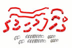 HPS Performance Red Silicone Ancillary Coolant Hose Kit 2008-2014 Subaru Impreza WRX STI 2.5L Turbo EJ257 57-2256-RED