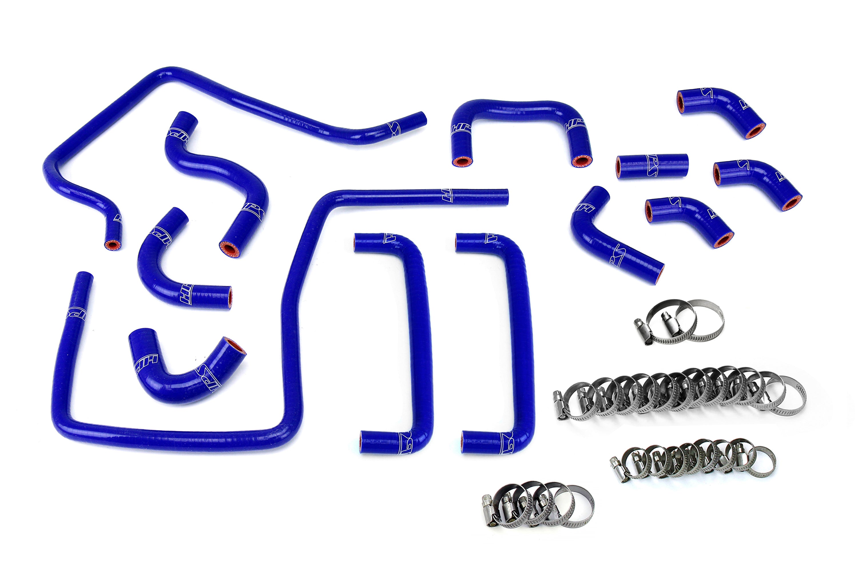 HPS Performance Blue High Temp Reinforced Silicone Ancillary Coolant Hose Kit 2nd Gen 2006-2007 Subaru Impreza WRX STi Hawkeye 2.5L Turbo 57-2266-BLUE GD GG EJ25