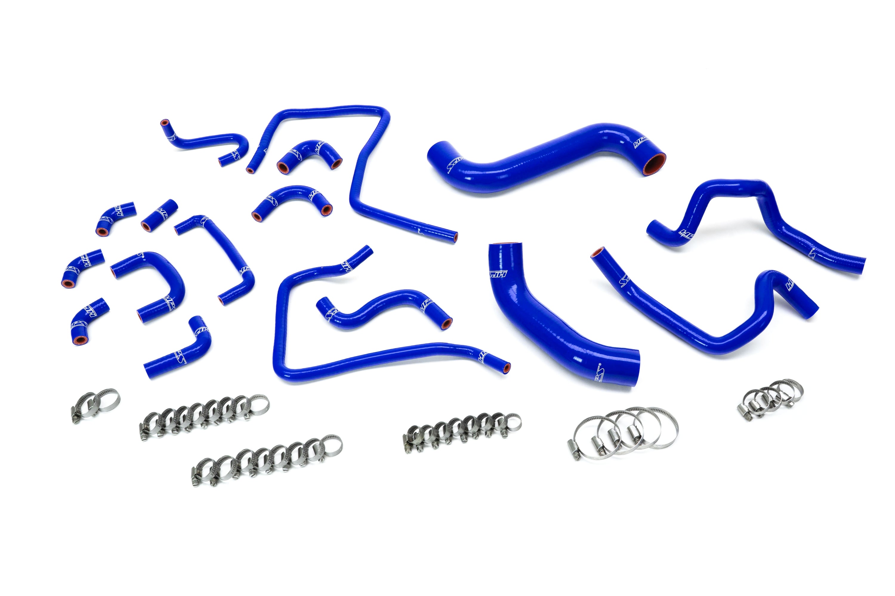 HPS Performance Blue Silicone Radiator Heater and Ancillary Coolant Hose Kit 2004 Subaru Impreza WRX STI 2.5L Turbo 57-2304-BLUE